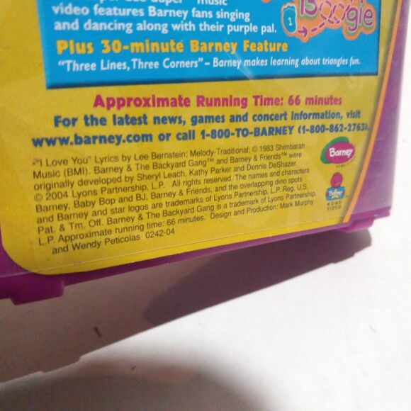 Barney Now I Know My ABCs (VHS , 2004)-Hit Entertainment-White Tape-Clamshell - Picture 6 of 7
